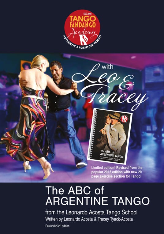 The ABC of Argentine Tango - a book written by Leo and Tracey of Tango Fandango