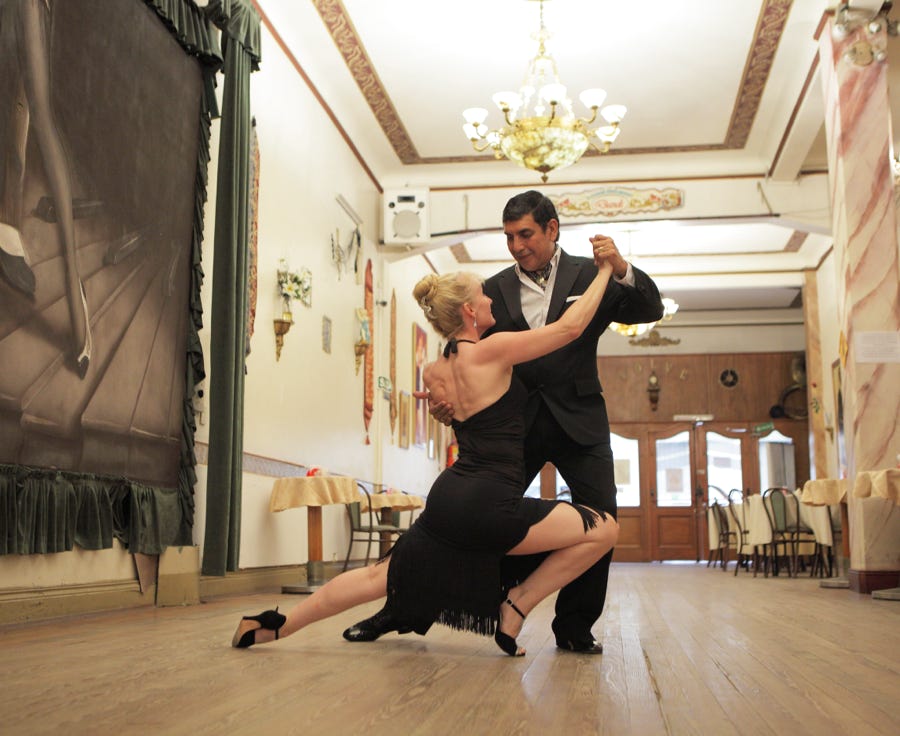 Leo and Tracey from Tango Fandango, teachers of Argentine Tango in Buenos Aires